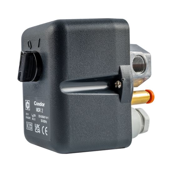 BAMAX Condor Pressure Switch 1 Phase 4 Way Black Switch